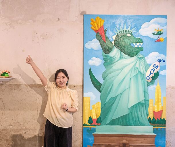 Comichafte Stilisierung: Jiseong Boo zeigt im Perg ihre Ausstellung „Everyday Business“.