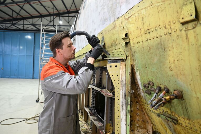 Restaurierung der Lufthansa-Maschine «Landshut»