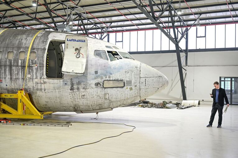 Restaurierung der Lufthansa-Maschine «Landshut»