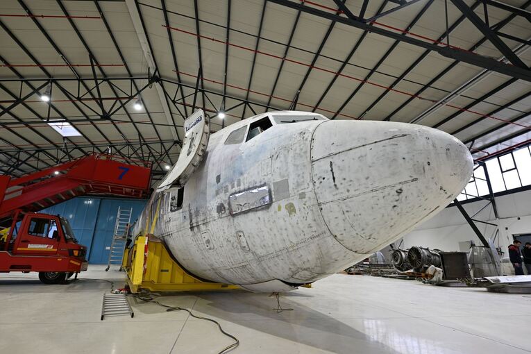 Restaurierung der Lufthansa-Maschine «Landshut»