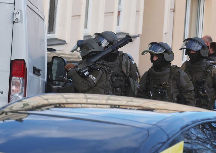 Polizeieinsatz in Gera Polizeieinsatz in Gera