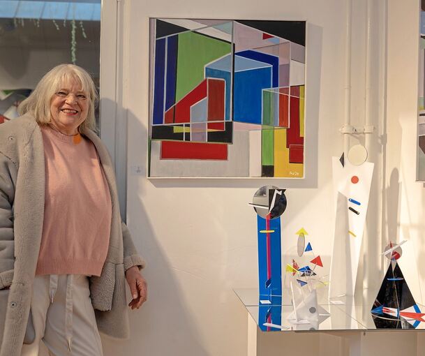 Intuitiver Konstruktivismus: Beate Roller im Kunstverein Korntal-Münchingen.