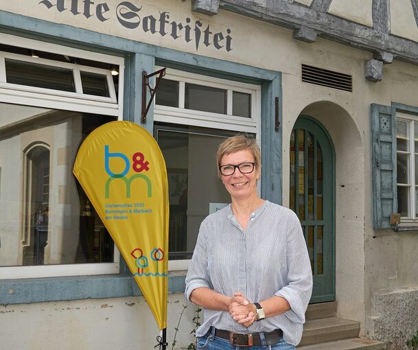 In der Alten Sakristei hat Annette Fiss ihr Büro als Gartenschaumanagerin.