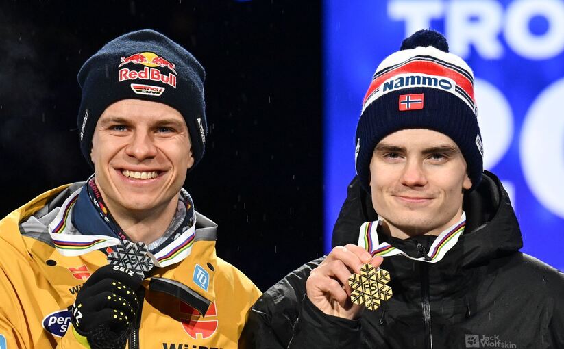 Wellinger und Lindvik Wellinger und Lindvik