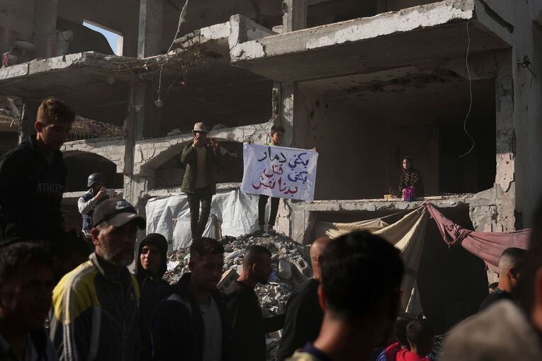 Nahostkonflikt - Demonstration im Gazastreifen Nahostkonflikt - Demonstration im Gazastreifen