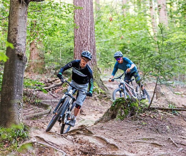 Einen Mountainbike-Trail wie hier in Freiburg hätten sich Jugendliche am Hohenasperg gewünscht. Der Gemeinderat erteilte der Idee aber eine Abfuhr.