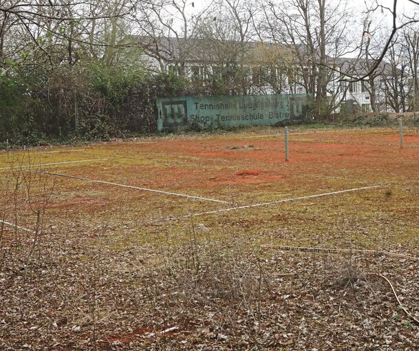 Die Tennisplätze im Bereich der Mehrzweckhalle sind eine von mehreren möglichen Flächen, auf der übergangsweise eine Freilauffläche für Hunde eingerichtet werden könnte.
