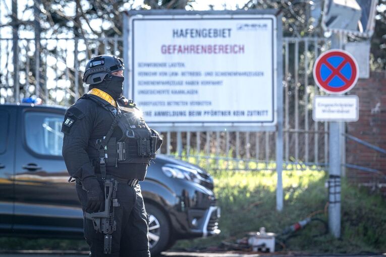 Castor-Transport: Ankunft in Deutschland