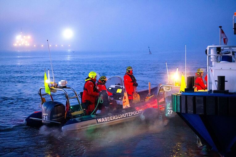 Castor-Transport: Ankunft in Deutschland