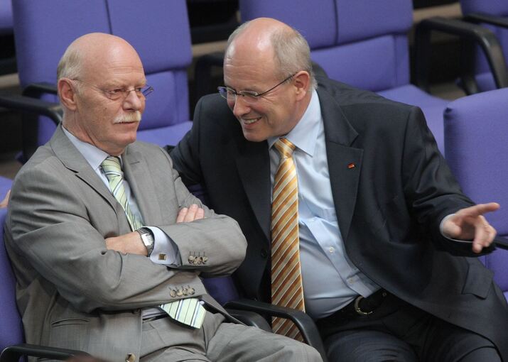 Peter Struck und Volker Kauder Peter Struck und Volker Kauder
