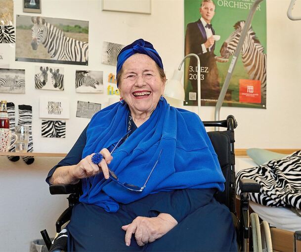 Ihr Lachen hat Barbara Pfersich trotz ihres Schlaganfalls nicht verloren. Mut haben, niemals aufgeben, lautet ihre Devise.