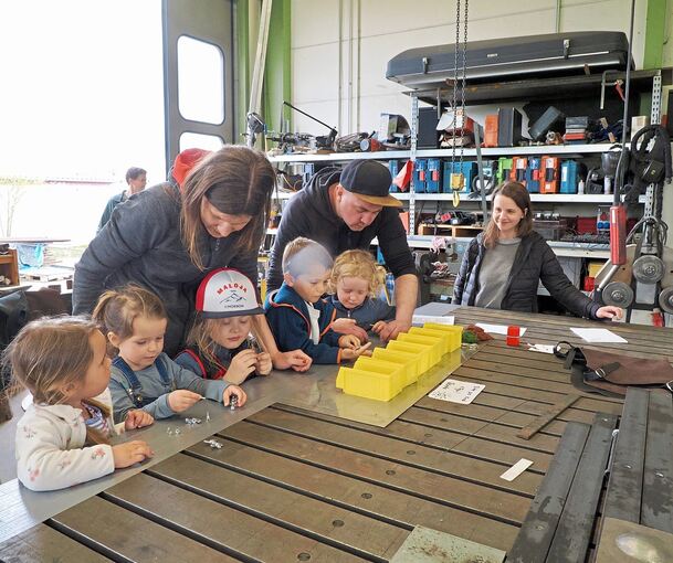 Auch für Kinder war der Blick hinter die Türen der Betriebe im Industriegebiet interessant.
