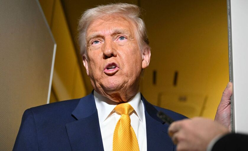 US-Präsident Trump unterwegs US-Präsident Trump unterwegs