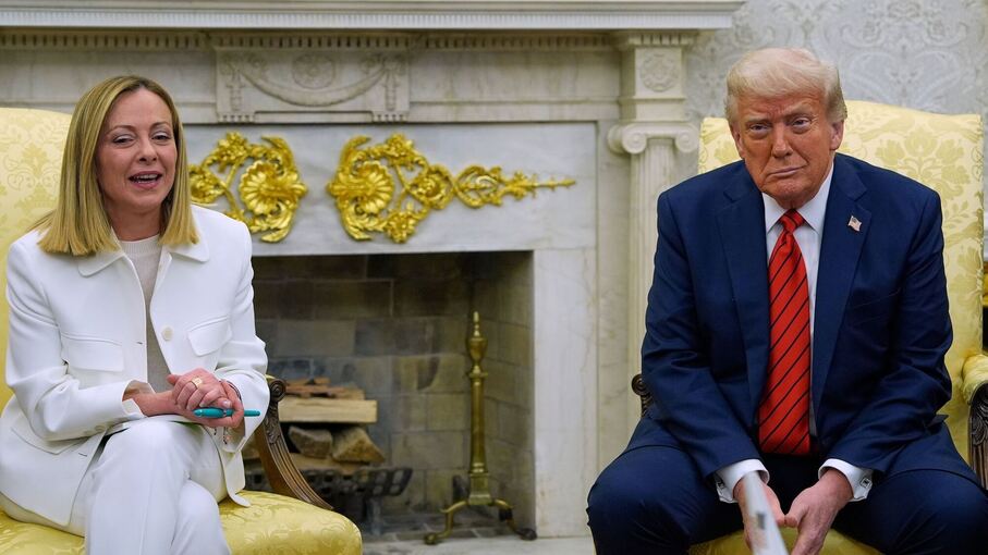 Trump empfängt Meloni