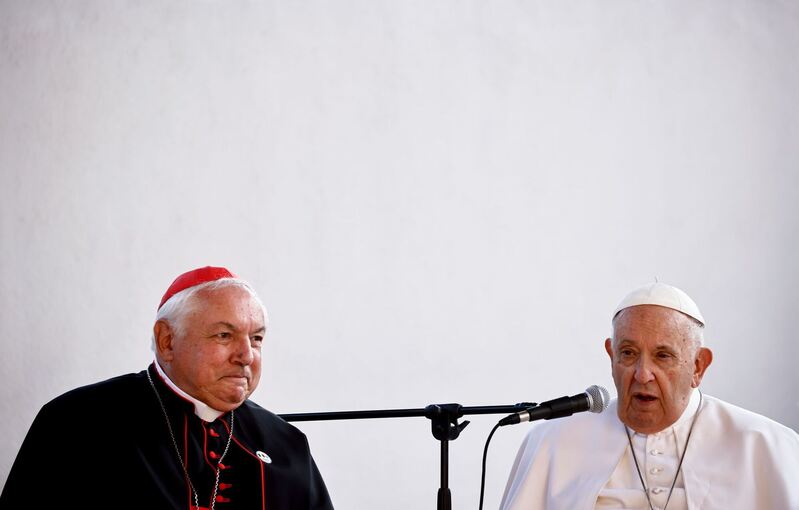 Erzbischof Jean-Marc Aveline und Papst Franziskus