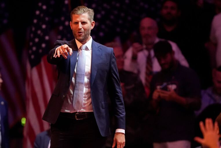 Neuer Fanartikel: Sohn Eric wirbt für «Trump 2028»-Kappe