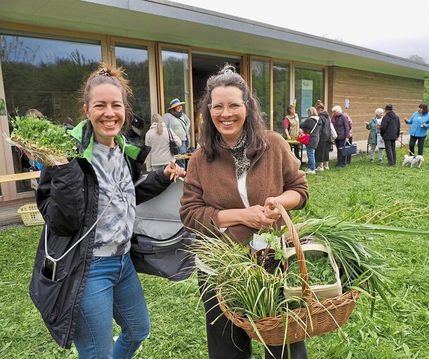 Gärtnern macht glücklich: Das Interesse an der Tauschbörse im Naturinfozentrum wächst.