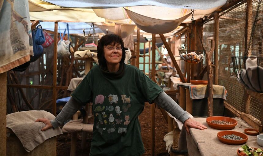 Auffangstation für Eichhörnchen in Teltow