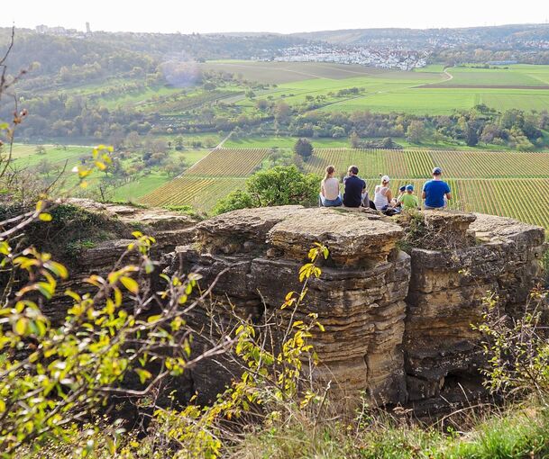 Beliebtes Ausflugsziel: die Felsengärten in Hessigheim.