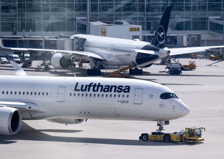 Airbus A350 ersetzt fehlende Boeing-Jets in Frankfurt.
