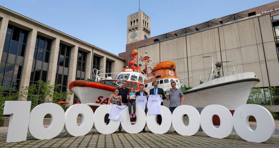 100-millionsten Besucher im Deutschen Museum
