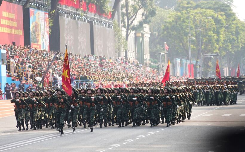 50. Jahrestag Ende des Vietnamkriegs - Militärparade