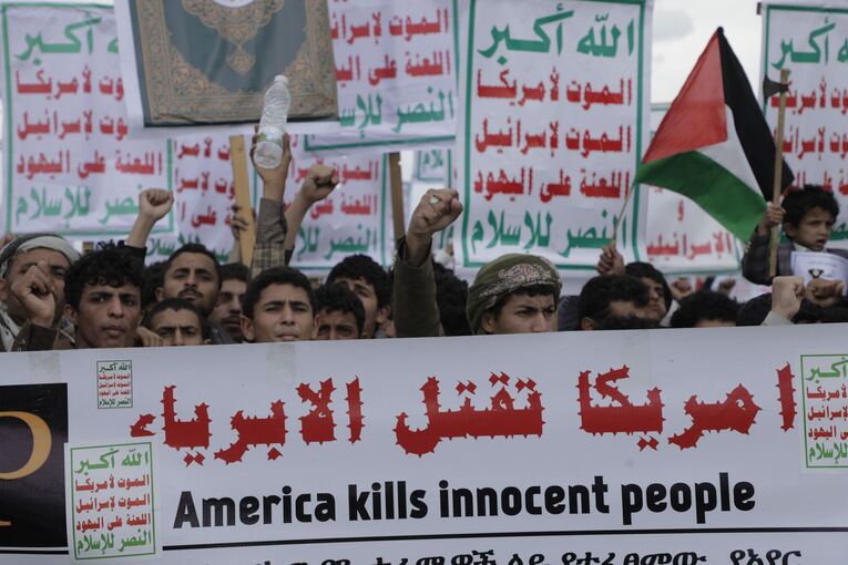 Jemen - Pro-palästinensische Kundgebung in Sanaa