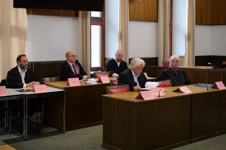 Prozessstart Landgericht Mosbach