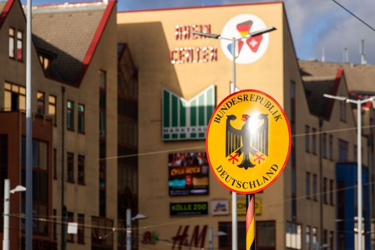 Grenze in Weil am Rhein