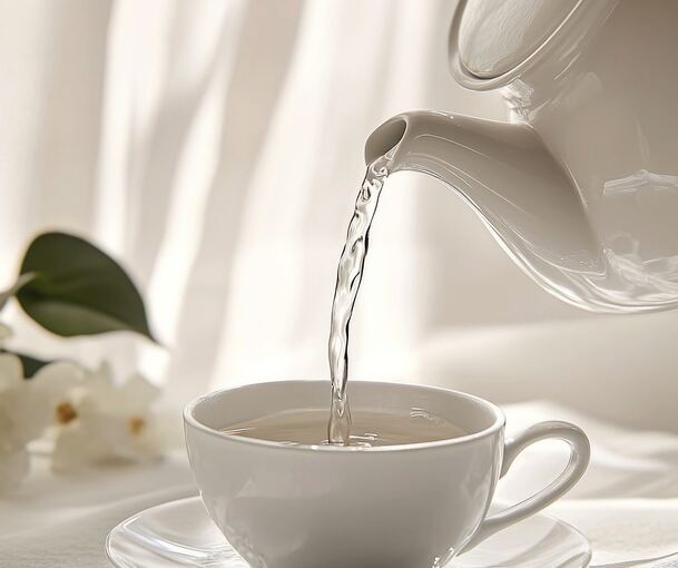 Warmes Wasser, Tee und Honig helfen gegen Husten.