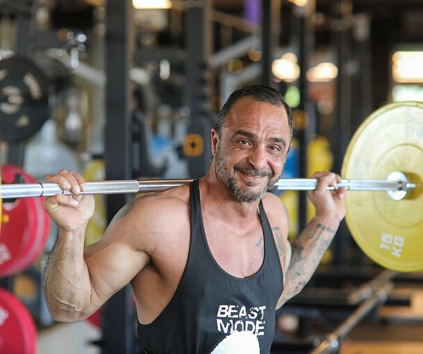 Alexandro Demetriou freut sich auf die Deutsche Meisterschaft im Power Lifting.