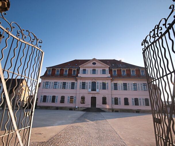 Das Stadionsche Schloss befindet sich im Zentrum der Stadt.