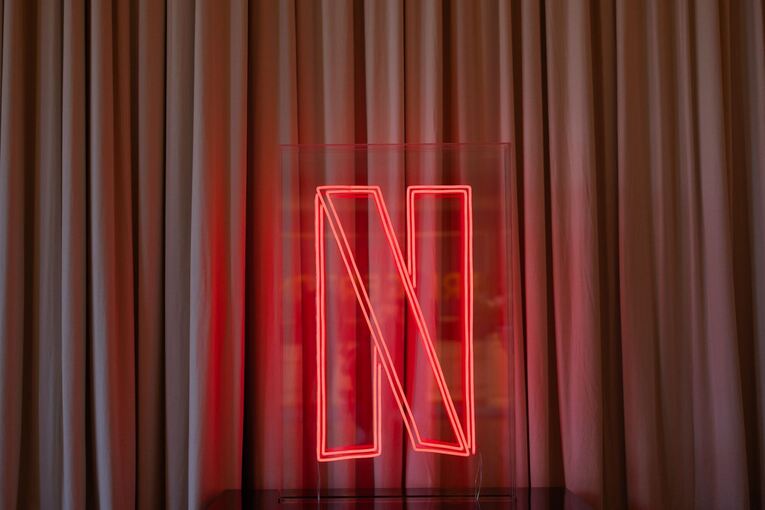 Das Logo von Netflix Das Logo von Netflix