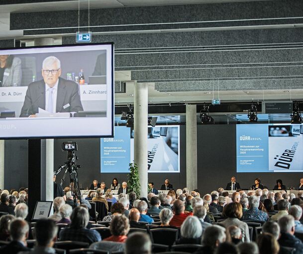 Zuversicht prägt die Stimmung der Dürr-Hauptversammlung.