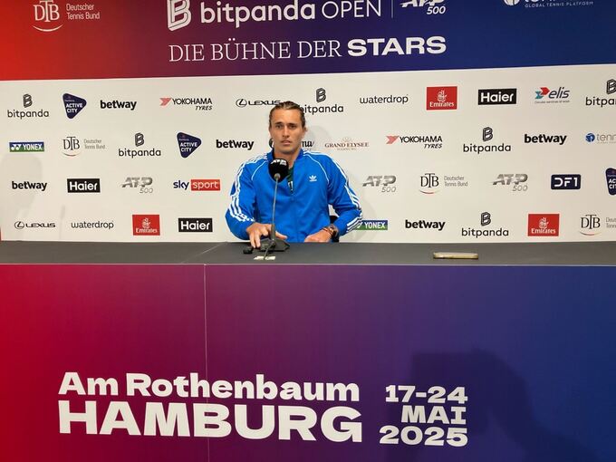 Hamburg Open - Pressekonferenz Alexander Zverev Hamburg Open - Pressekonferenz Alexander Zverev