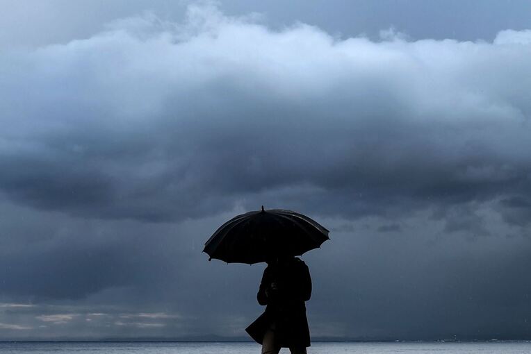 Regenwetter in Frankreich