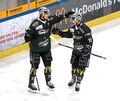 Verlassen die Steelers: Viktor Buchner (r.) und Dennis Dietmann.