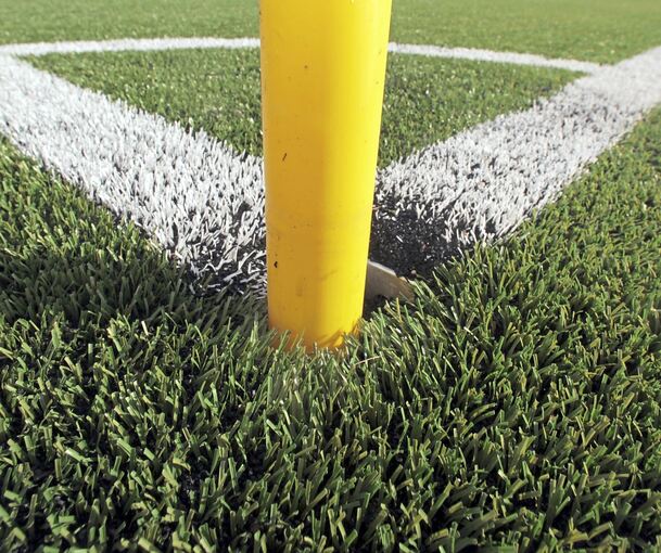 Der Rasenplatz des TSV-Geländes soll zum Kunstrasenplatz umgerüstet werden.