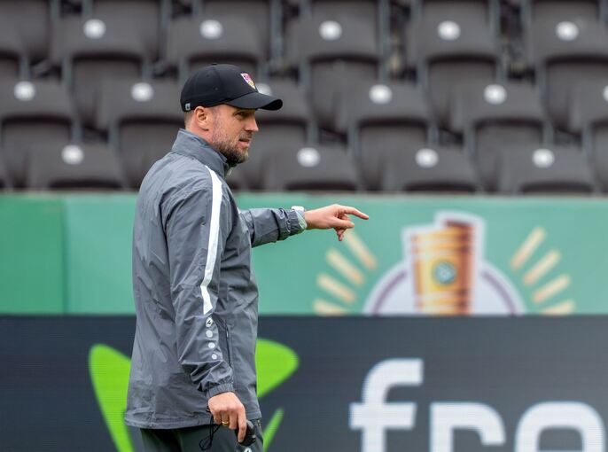 Vor dem DFB-Pokalfinale - Training VfB Stuttgart