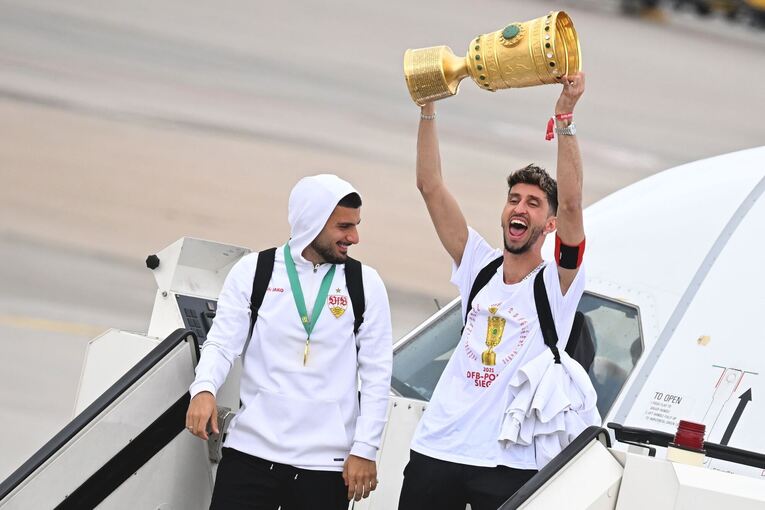 Nach dem DFB-Pokal Finale - VfB Stuttgart
