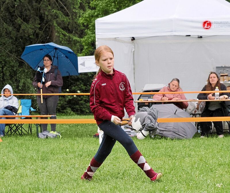 Am Sonntag gab es ein Hobby-Horse-Turnier.