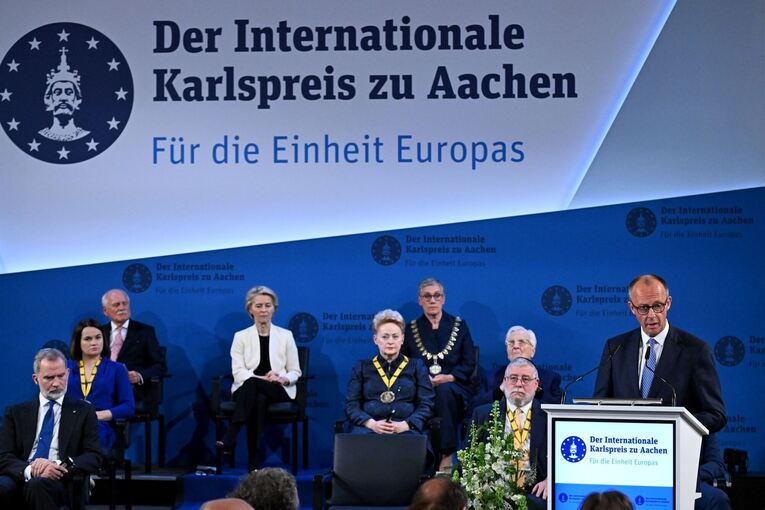 Internationaler Karlspreis 2025 - Verleihung