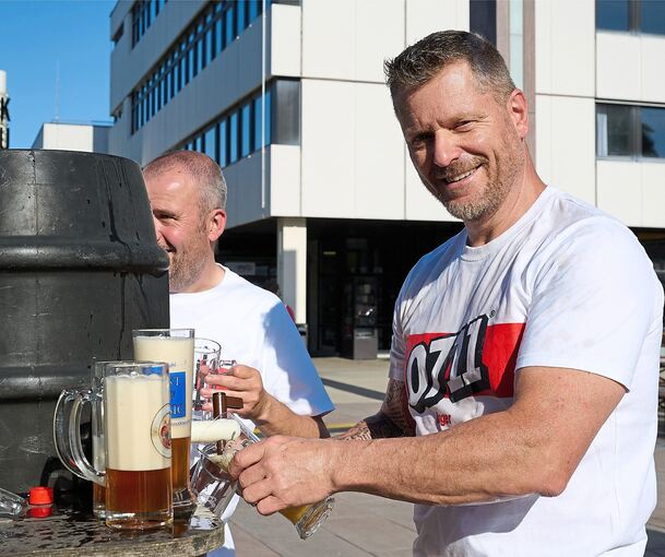 Im Zeichen des Gerstensaftes stehen die Ludwigsburger Brautage, die am Donnerstag, 28. Mai, beginnen. Das Bild zeigt Organisator Andreas Rothacker.