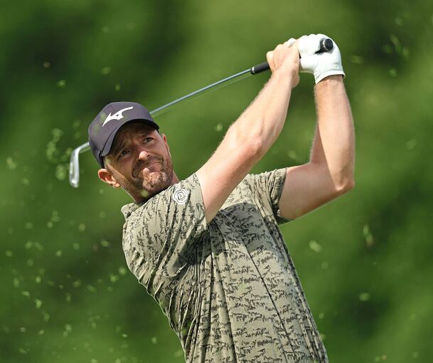 An drei Tagen an der Spitze, nach dem vierten noch Zweiter: Golfer Marcel Schneider.