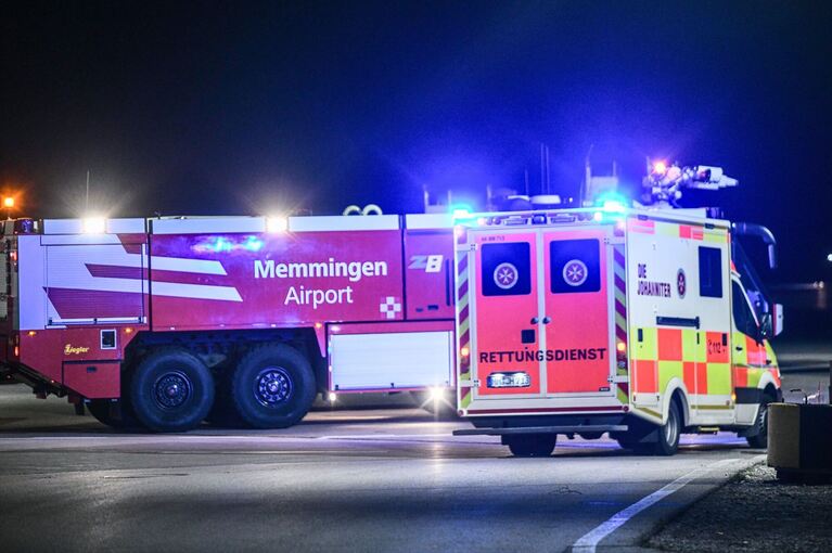 Notlandung wegen Turbulenzen am Flughafen Memmingen