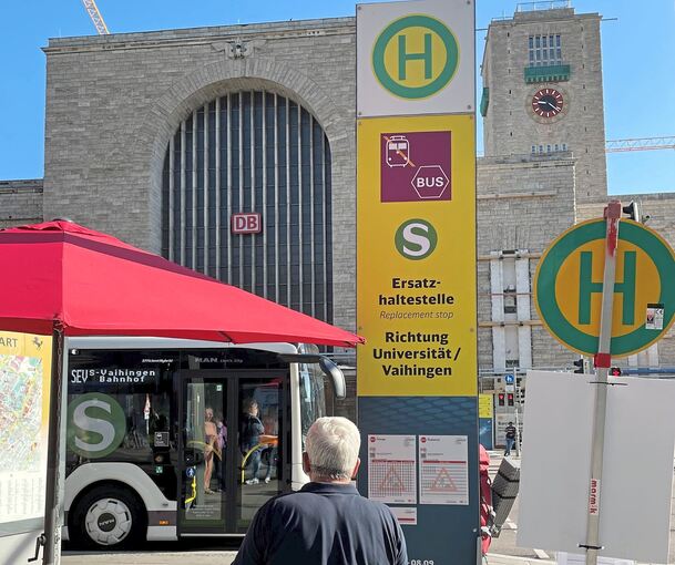 Während der Stammstreckensperrung entfallen wieder S-Bahn-Halte – diesmal aber nicht nur im Tunnel hinter dem Stuttgarter Hauptbahnhof.