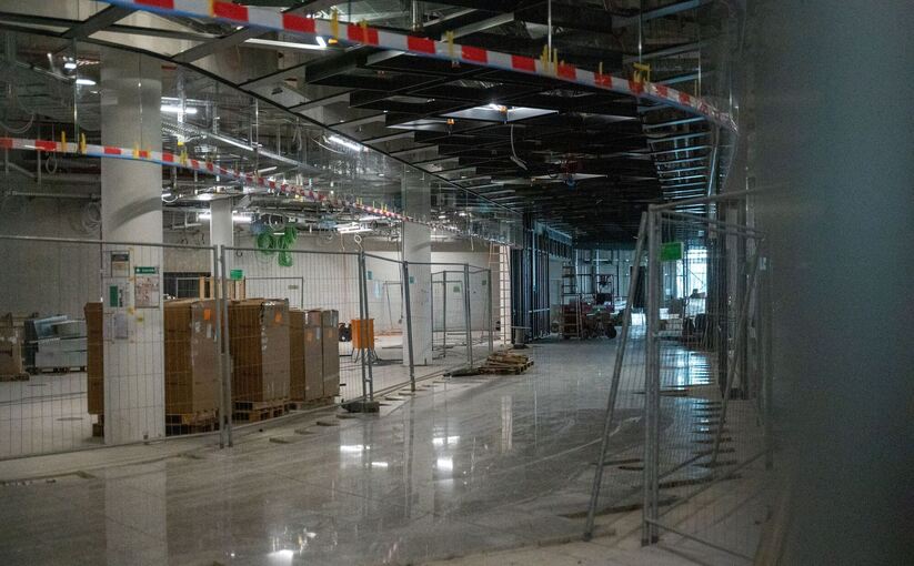 Baufortschritt auf dem Flughafen München