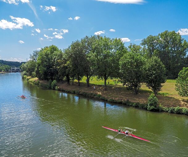 Der Neckar wird verbindendes und zentrales Element der interkommunalen Gartenschau sein.