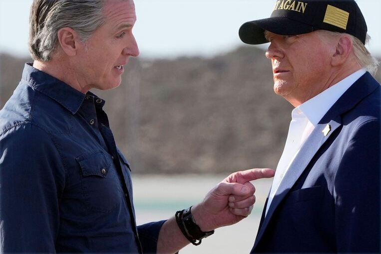 Trump in Kalifornien