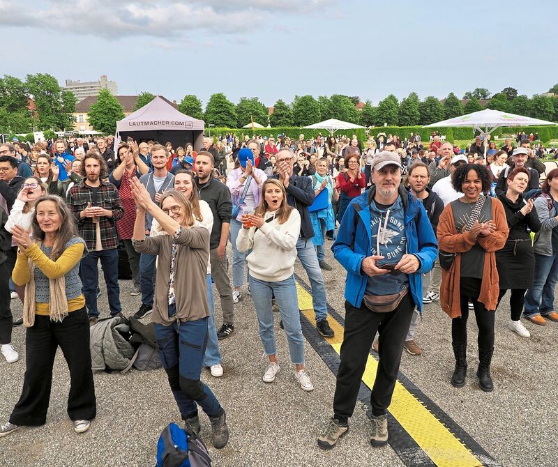 Die Besucher stimmen am Ende über die Sieger ab.